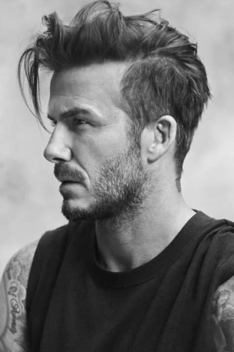 Round Face Men Hairstyle Bold And Confident