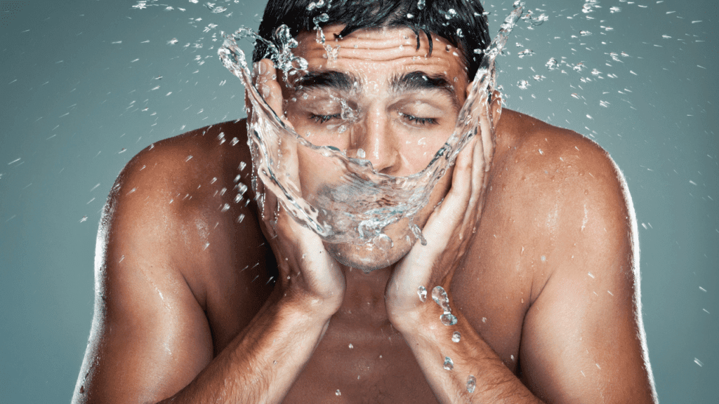 men face wash