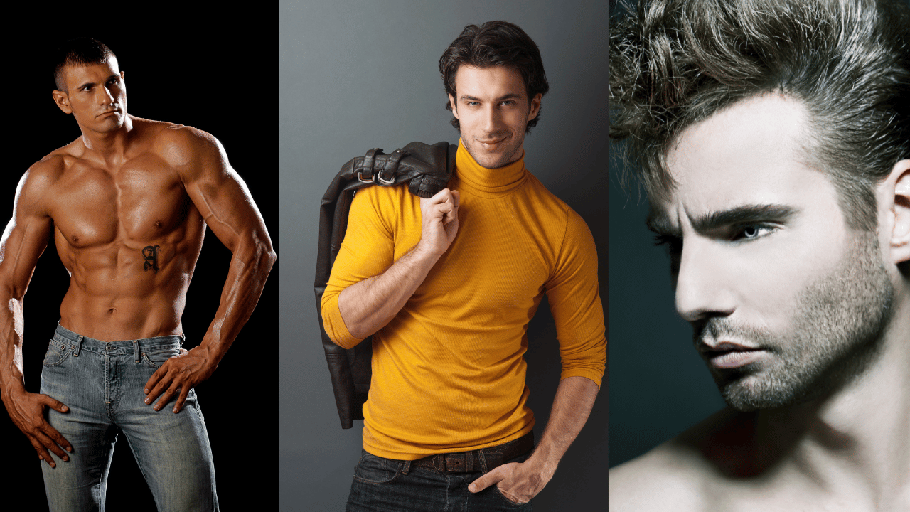 Types of male models