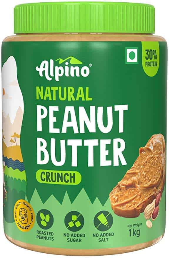 ALPINO Organic Natural Peanut Butter Crunch