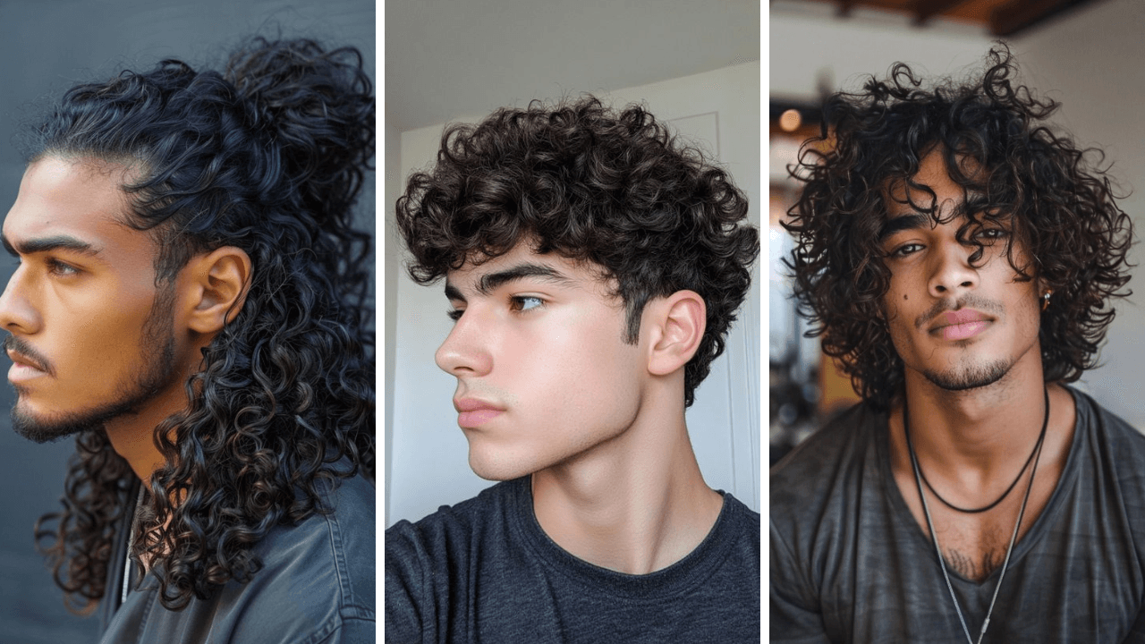 How to Style Curly Hair for Men | Easy & Trendy Looks