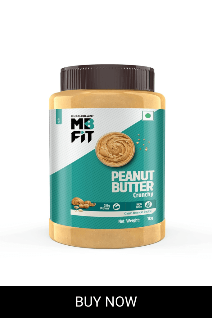 MuscleBlaze Fit Classic Peanut Butter with Omega 3 & 6 (Crunchy