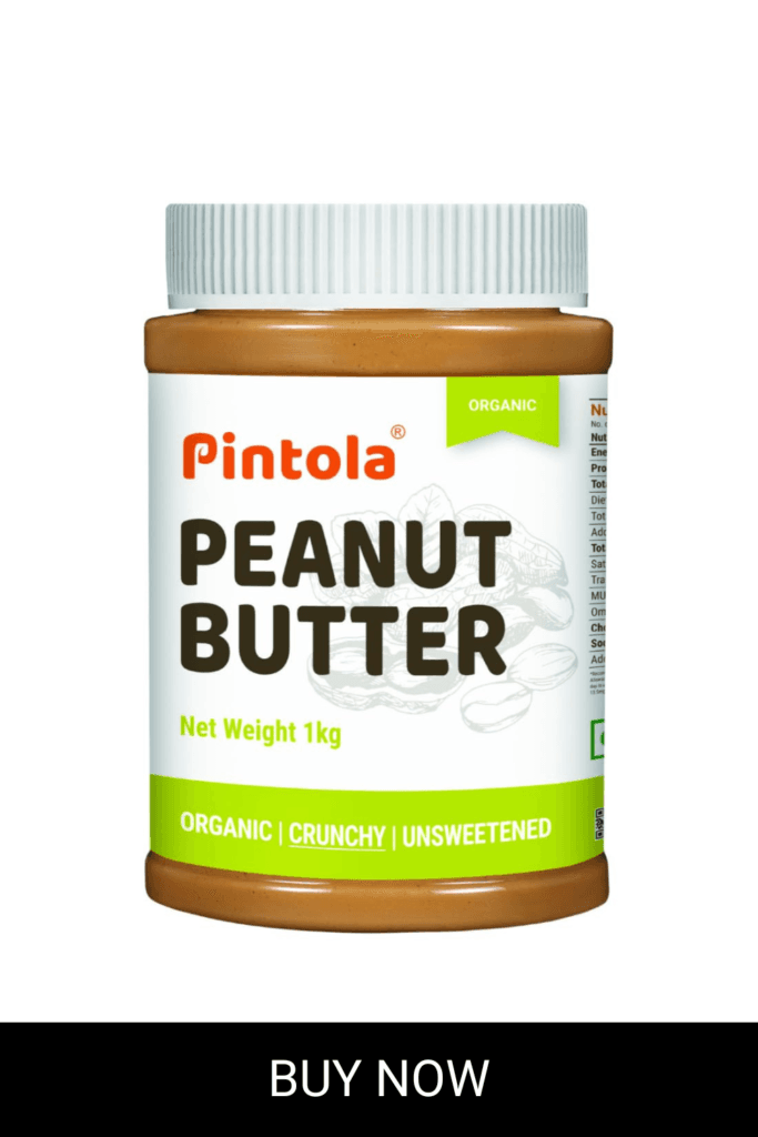 Pintola Organic Unsweetened Peanut Butter Crunchy