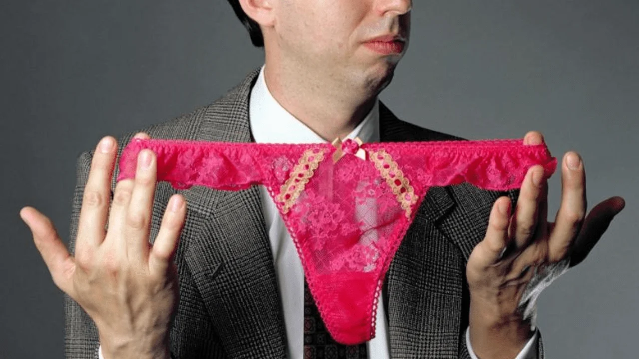 men wear women's underwear