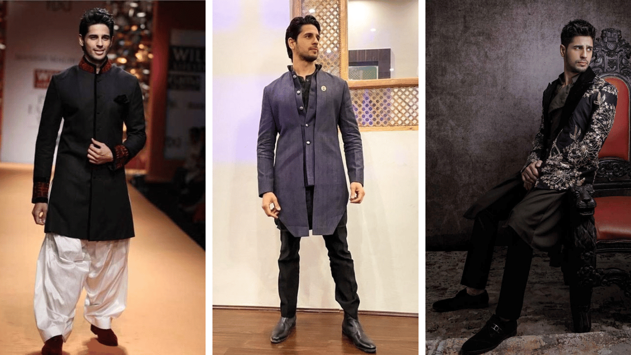 indo western dress - Sidharth Malhotra