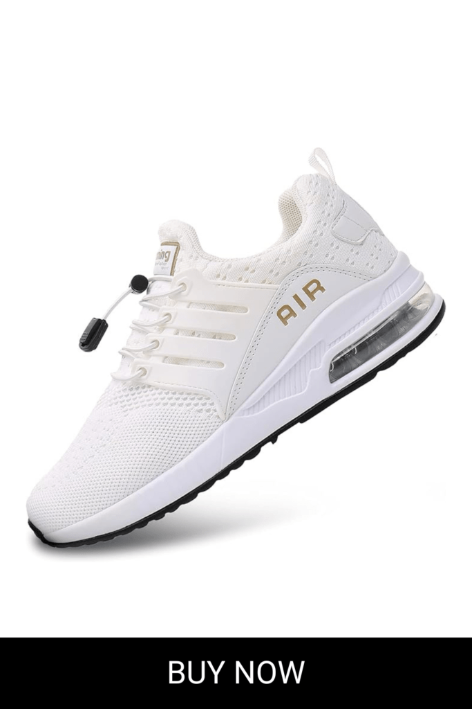 BOGOVER Men's Walking Shoes Non Slip Running Tennis Shoes Breathable Lightweight Air Cushion Sneakers for Tennis Gym Jogging