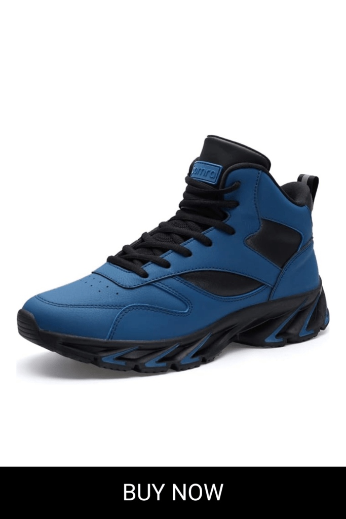 Joomra Men's Stylish Sneakers High Top Athletic-Inspired Shoes