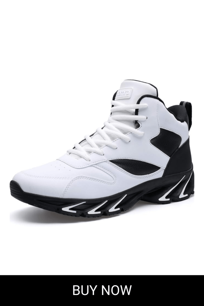 Joomra Men's Stylish Sneakers High Top Athletic-Inspired Shoes