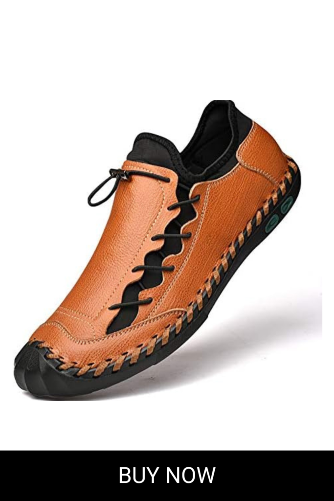 Mens Casual Shoes for Men's Leather Loafers Boat Dress Driving Men Black Brown Yellow White Big Size Wide Summer Breathable Fashion Walking Work Office Business Male Handmade