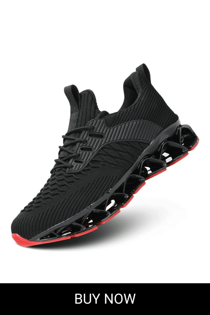 Men's Slip on Walking Running Shoes Blade Tennis Casual Fashion Sneakers Comfort Non Slip Work Sport Athletic Trainer