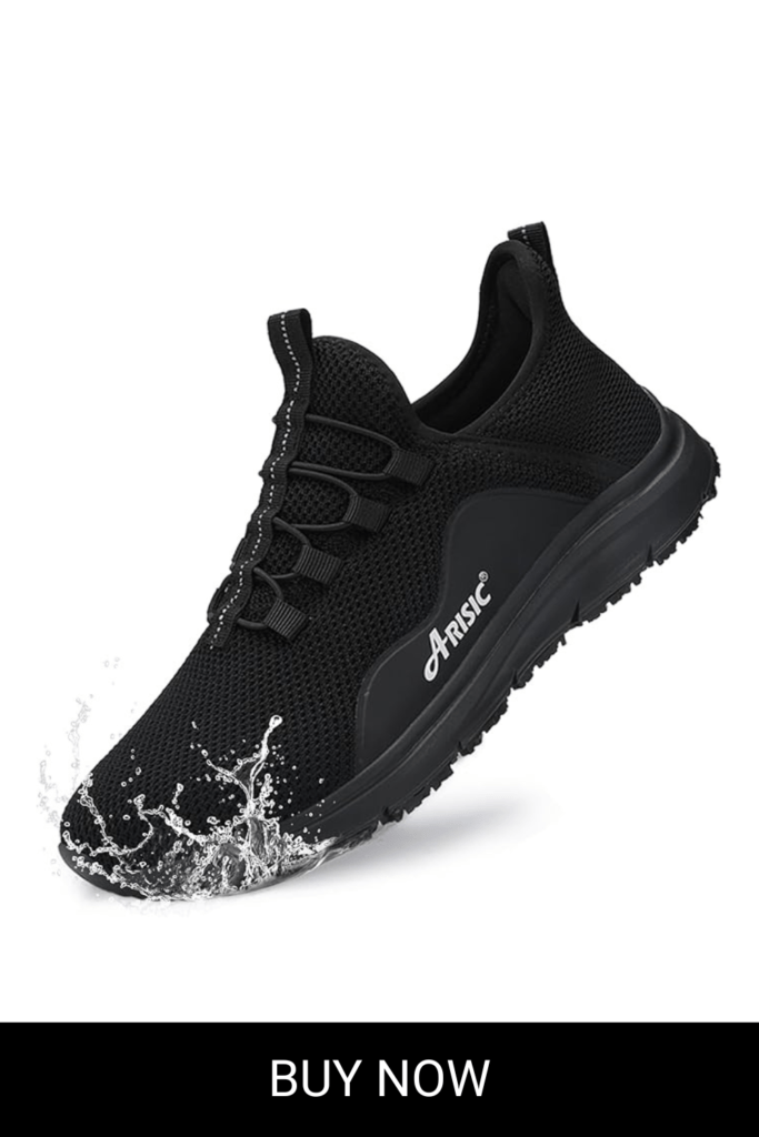 Non Slip Shoes for Men Water Resistant Restaurant Work Shoes Men Slip Resistant Shoes Lightweight Comfortable Food Service Kitchen Chef