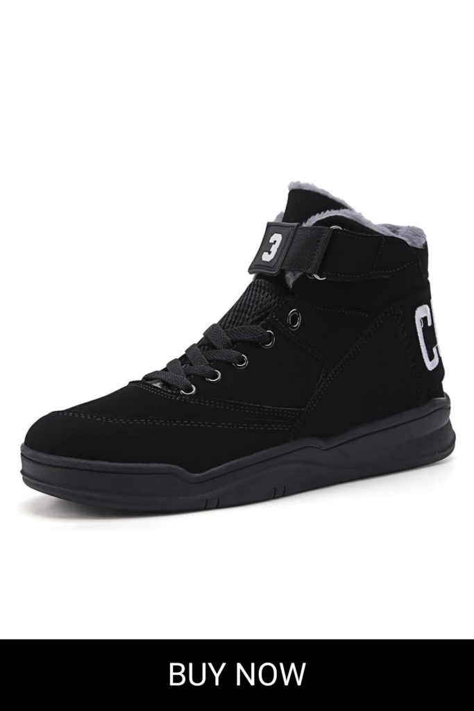 Shoes Men's High Top Fashion Sneakers Outdoor Casual Sports Shoes Training Leather Shoes Mens Flats