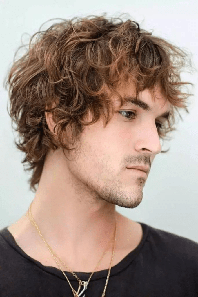 The Mid-Length Waves - round face men hairstyle
