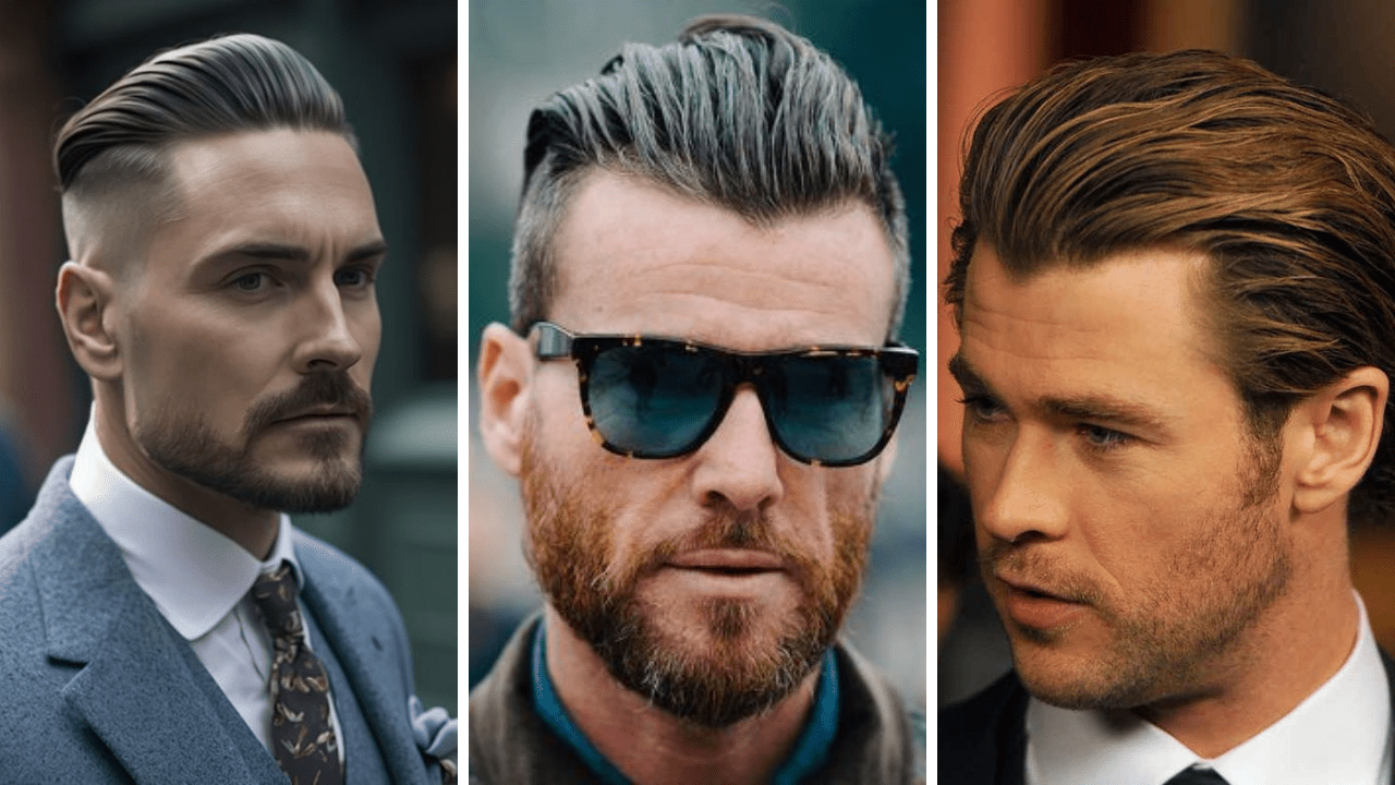 50 Slick Back Haircut with Fade - Elevate Your Look - Men's Dream Lifestyle