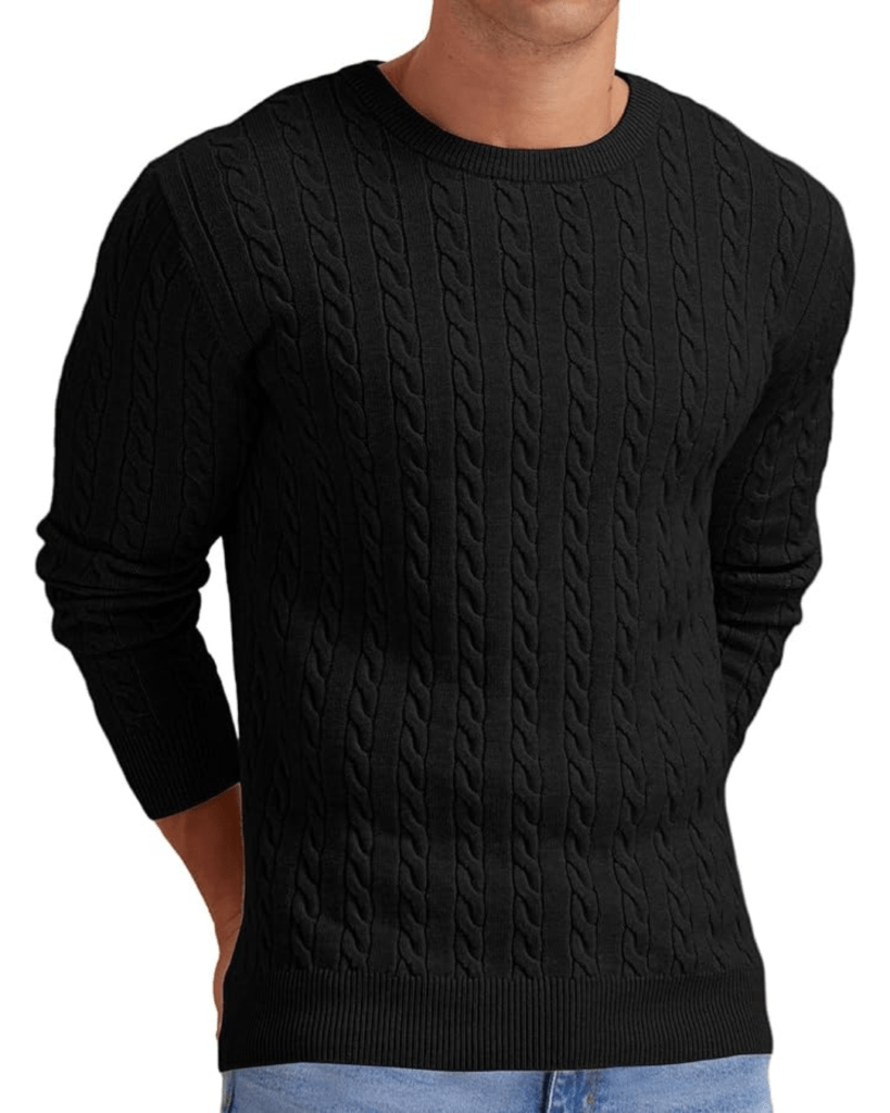 Men's Pullover Sweater Crewneck Classic Soft Knitted Sweaters