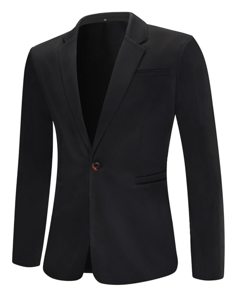 20 Hottest Black Jeans Men Outfit In 2024 Men S Dream Lifestyle   TOLOER Mens Blazer Jackets Casual Slim Fit Sports Coats Lightweight One Button 768x960 