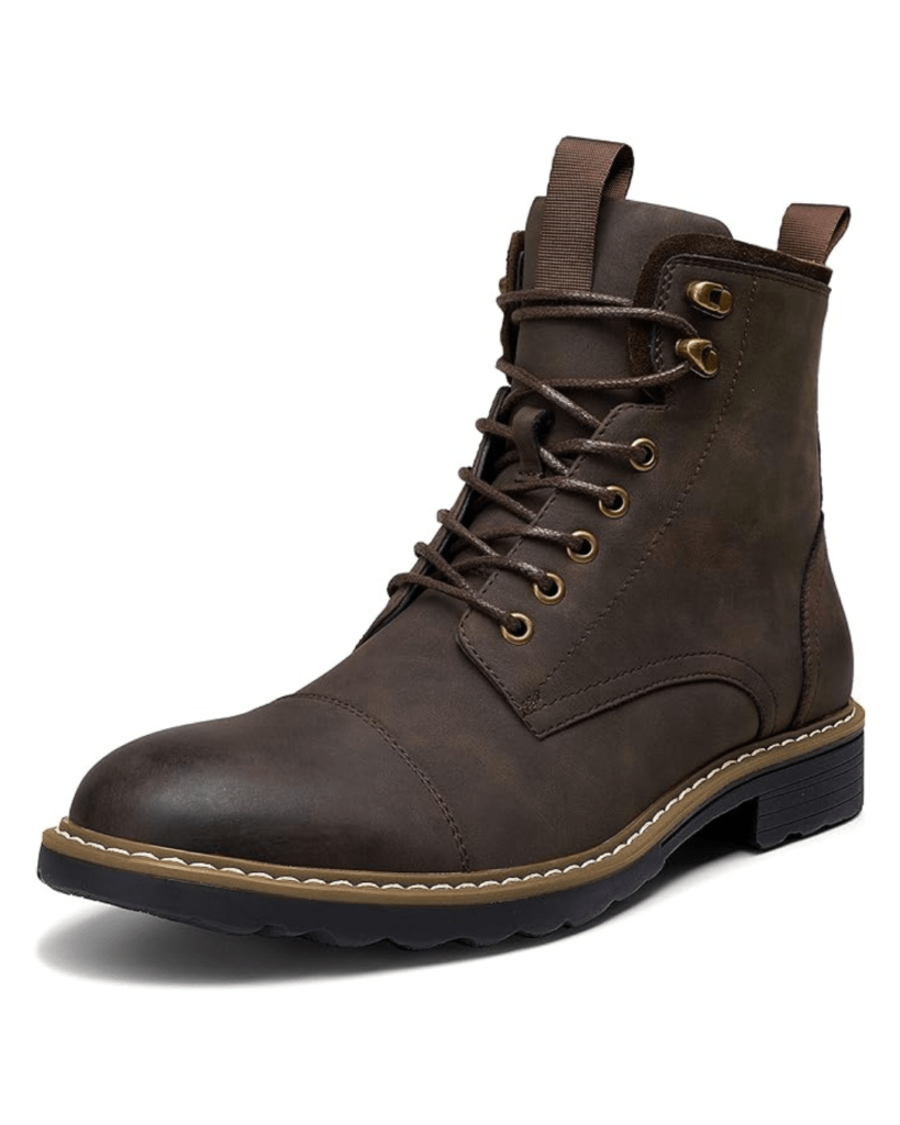 Mens Boots Motorcycle Casual Boots For Men Waterproof Chukka Boots Mens