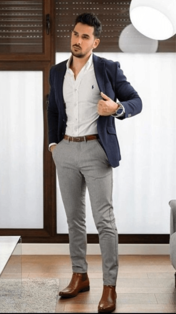 semi formal outfit for men is Classic Charm