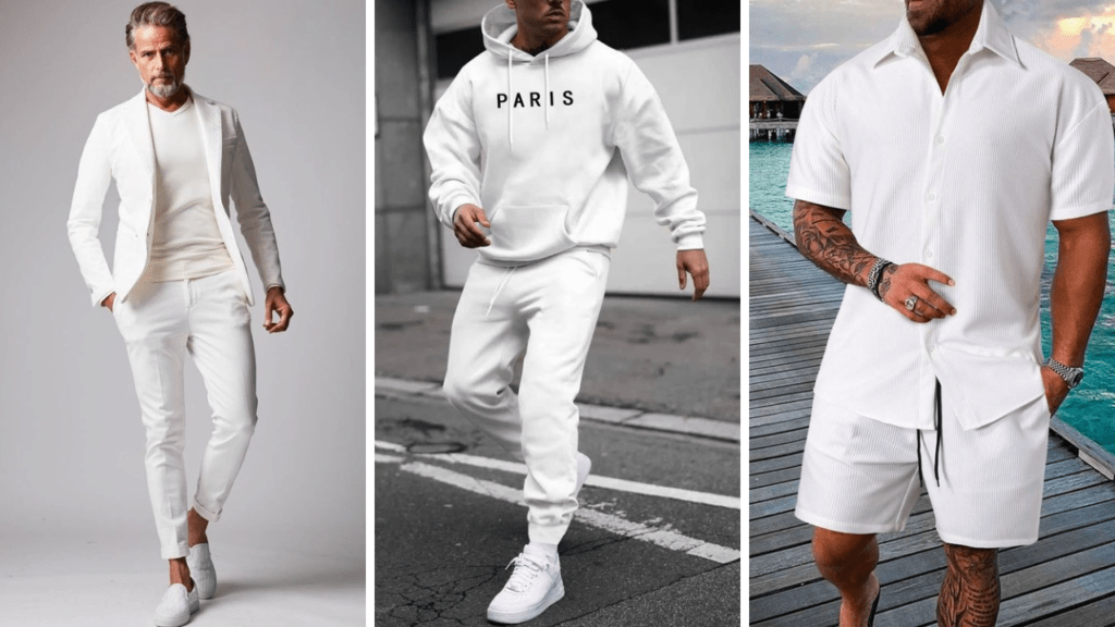 all white men outfit