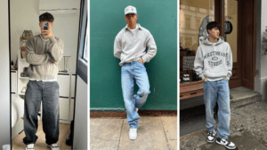baggy jeans men outfit
