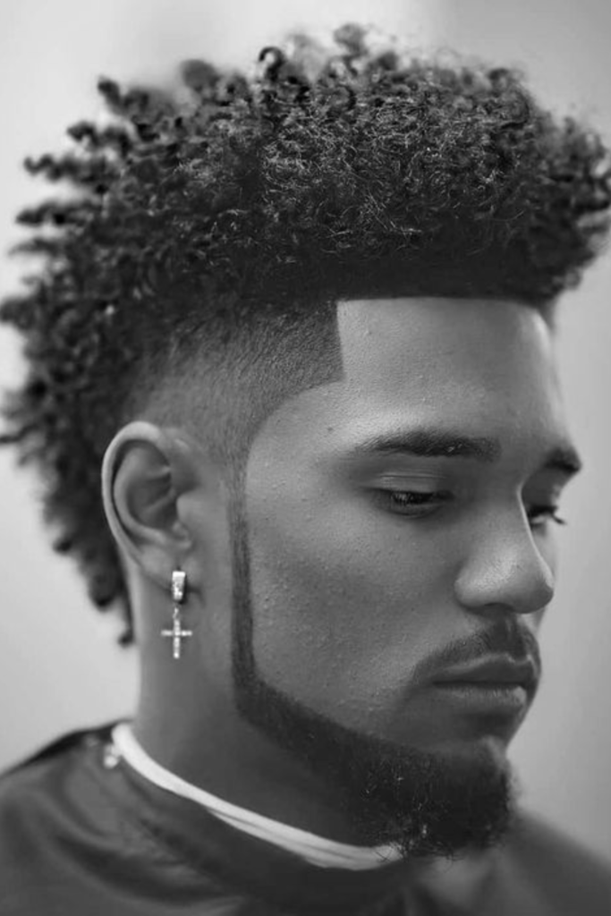 The Mohawk Fade: black men hairstyle