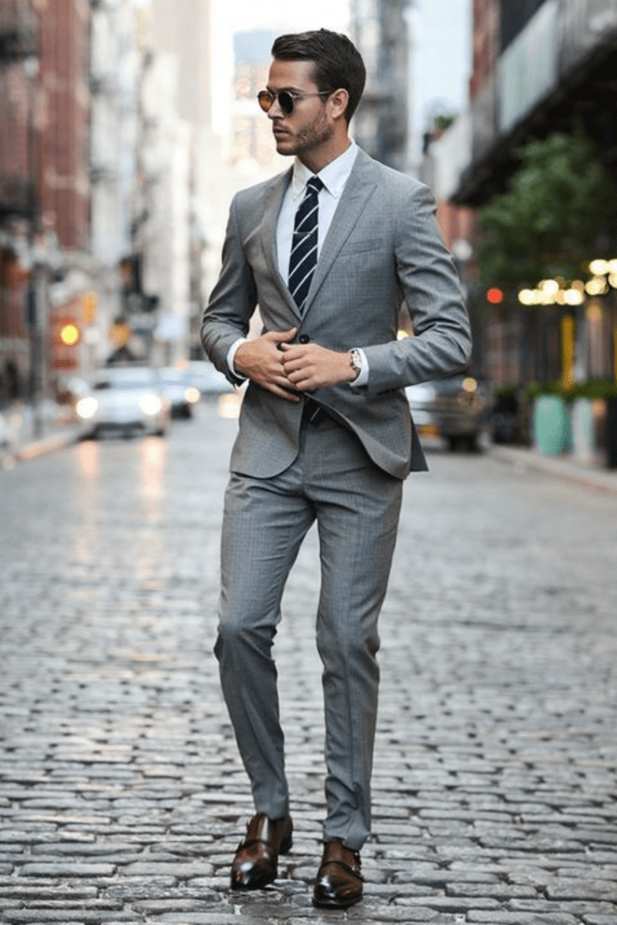 Whether it's a classic two-piece suit or a sharp three-piece ensemble, a well-fitted suit never fails to impress. Choose timeless colors like charcoal gray. mens valentines day outfit ideas