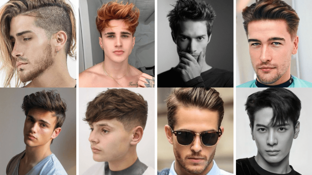 oblong face shape men hairstyle