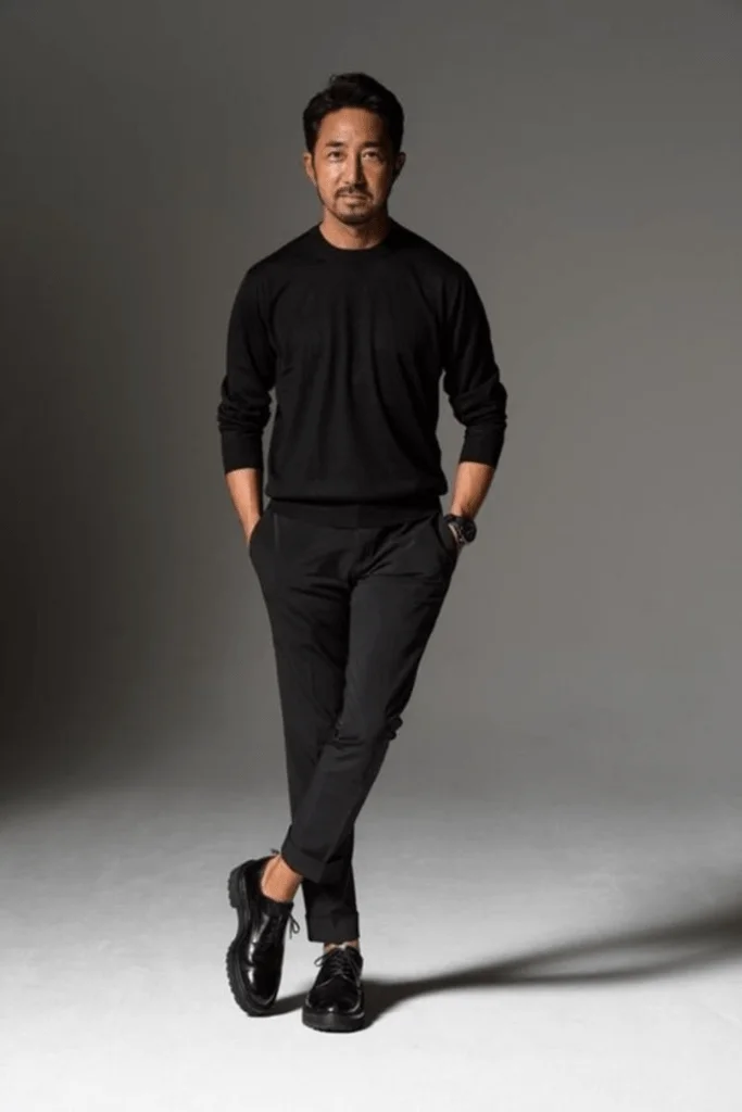 Monochrome Magic: business casual men outfit