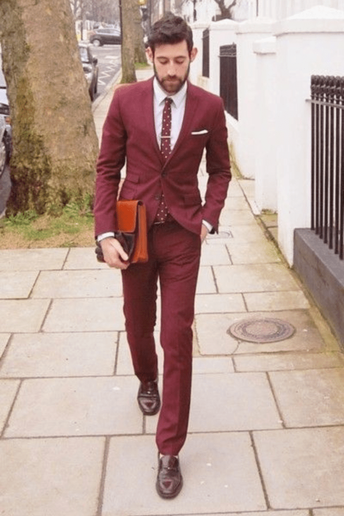 Statement Suit: business casual men outfit