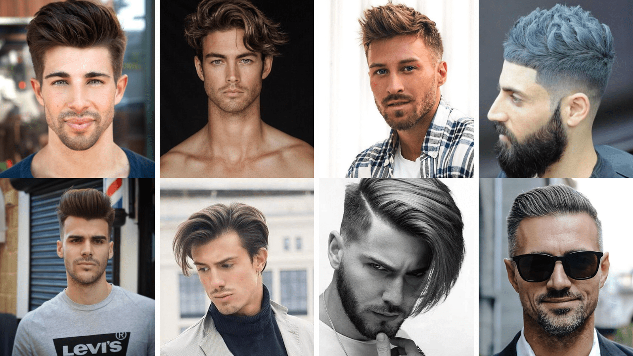 diamond face shape men hairstyle