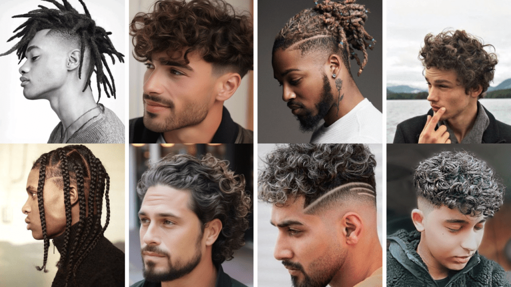 haircuts for curly hair men