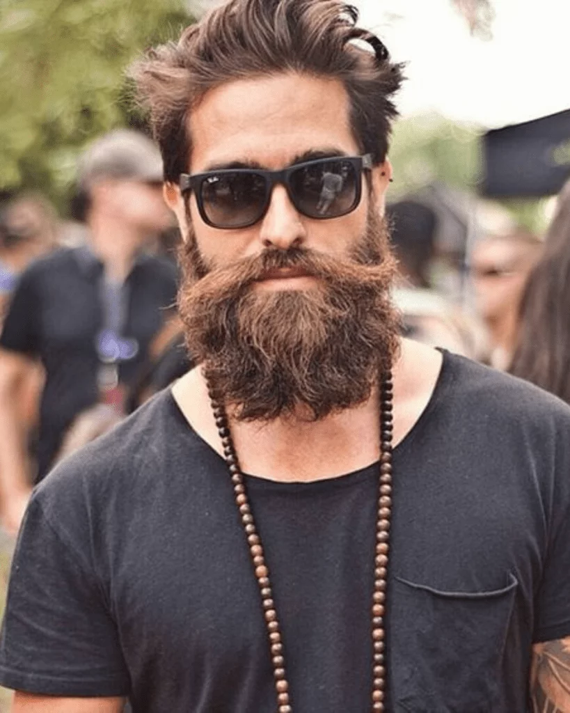 The Hipster Beard: hairstyles for guys with long hair