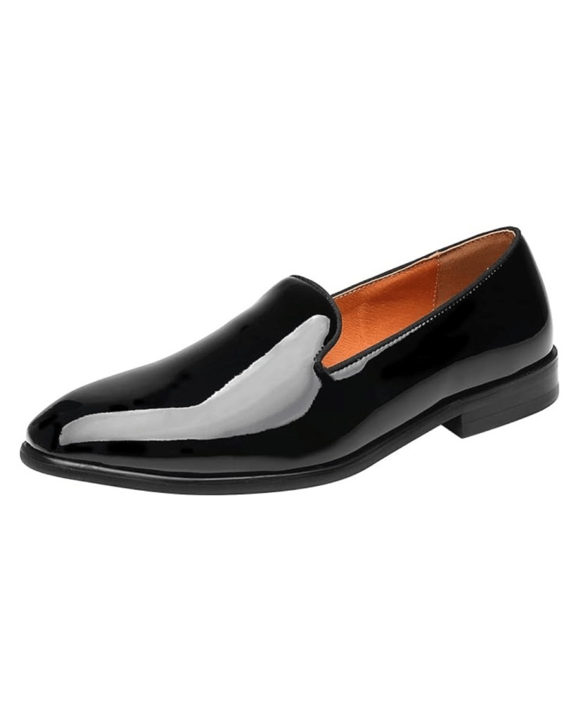 ELANROMAN Men's Swagger Studded Ornament Driving Loafers Suede Leather Shoes
