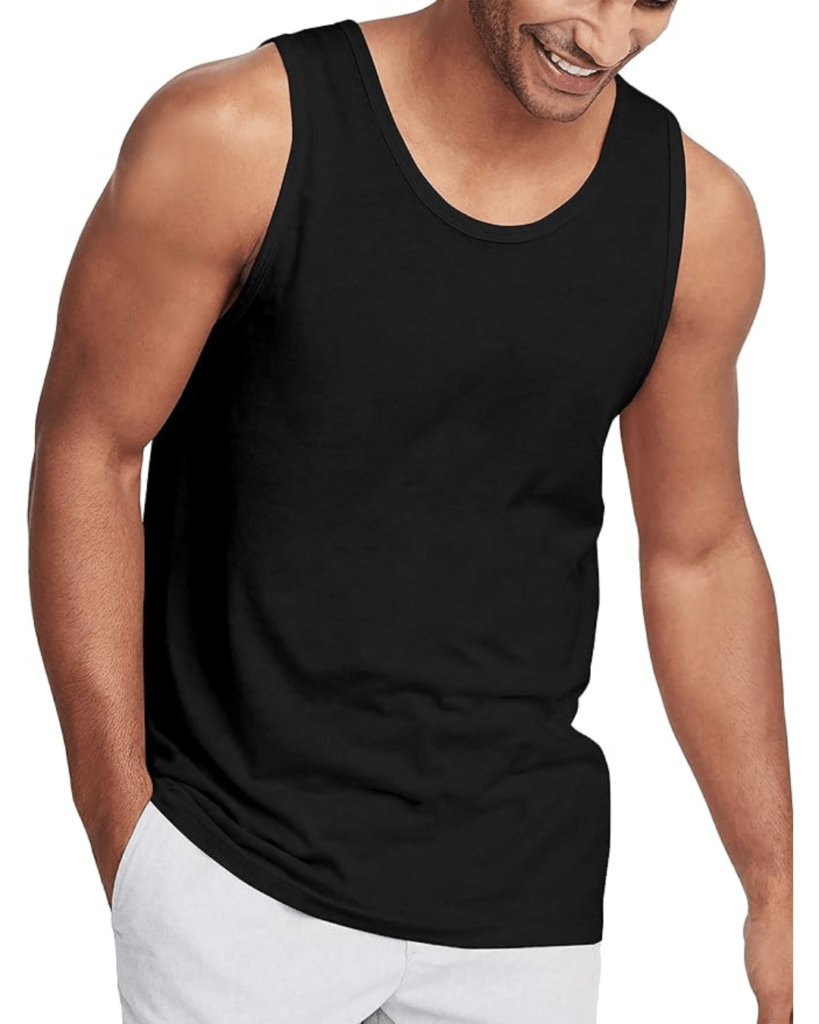 Hat and Beyond Mens Tank Top Soft Performance Boxing Gym Shirts Plain Muscle Tee