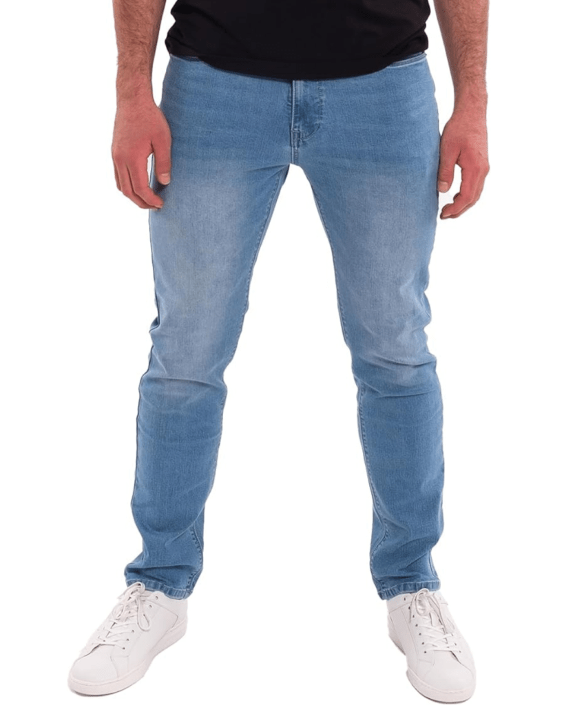 Kenneth Cole REACTION Mens Jeans Slim Fit - 2-Way Stretch Denim Jeans for Men Slim Fit - Men's Jeans 5-Pocket