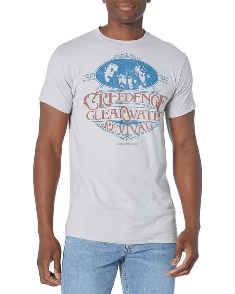 Liquid Blue Creedence Clearwater Revival Travelin' Band T-Shirt