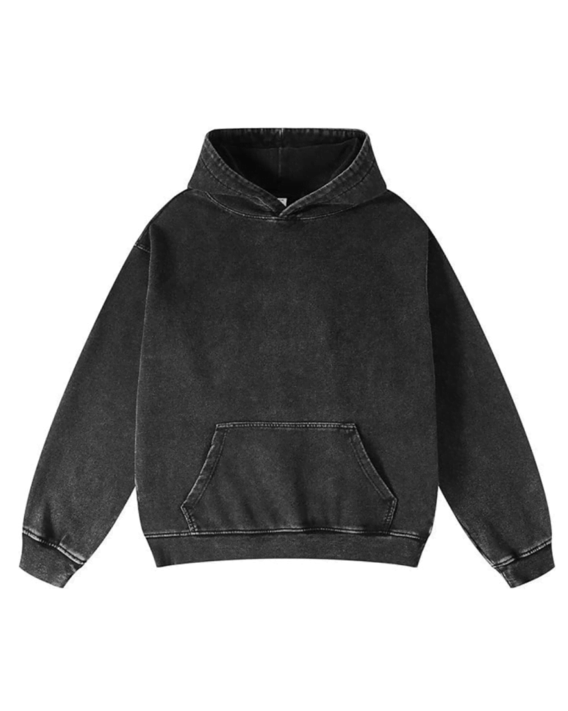 Mens Hoodies Pullover Oversized Hoodie Wash Plush Cotton Hooded Sweatshirt Vintage Heavyweight Hoodie Men Streetwear