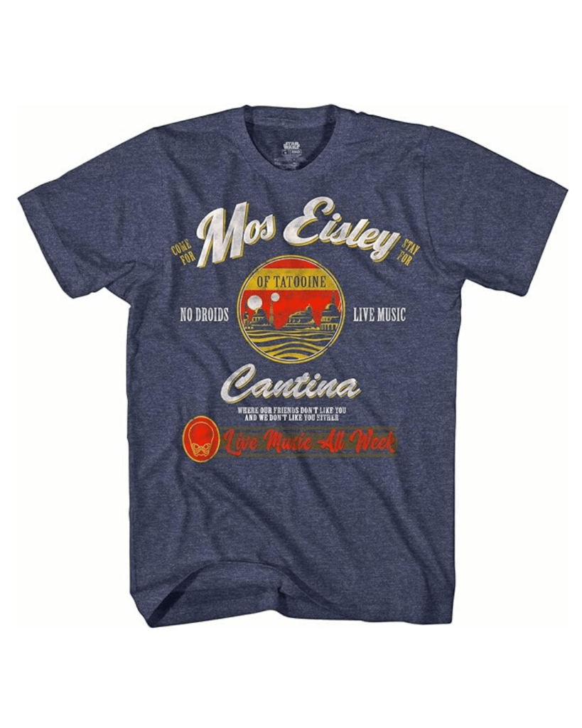 STAR WARS Mos Eisley Cantina Tatooine Men's Adult Graphic Tee T-Shirt