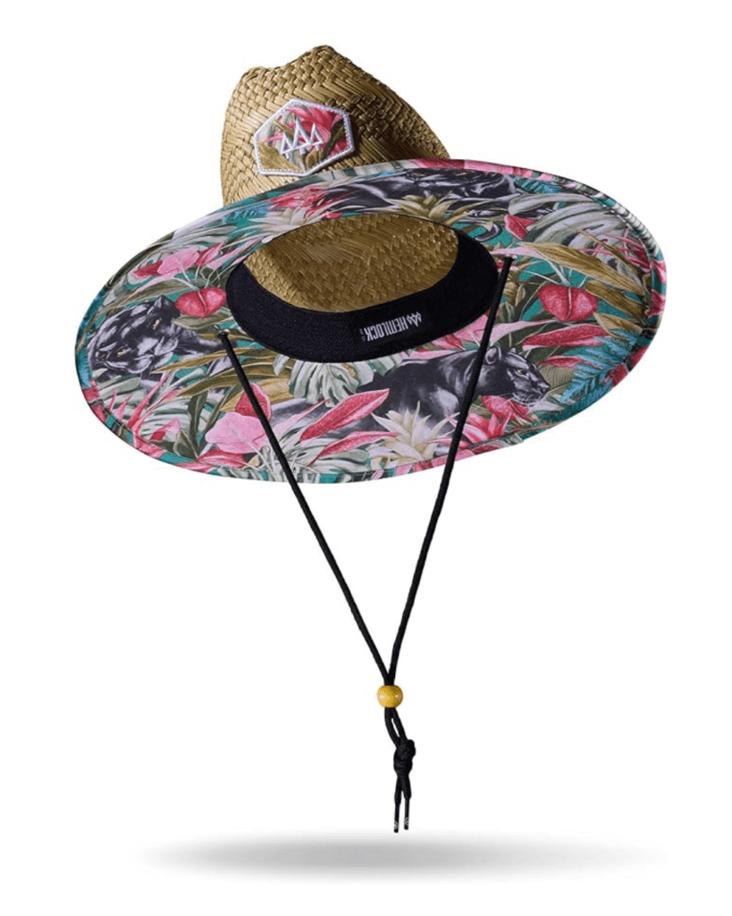 Straw Hat for Men & Women | Lifeguard Hat, Beach Hat & Sun Hat | UPF 50+ Wide Brim for Sun Protection | One Size | Hemlock