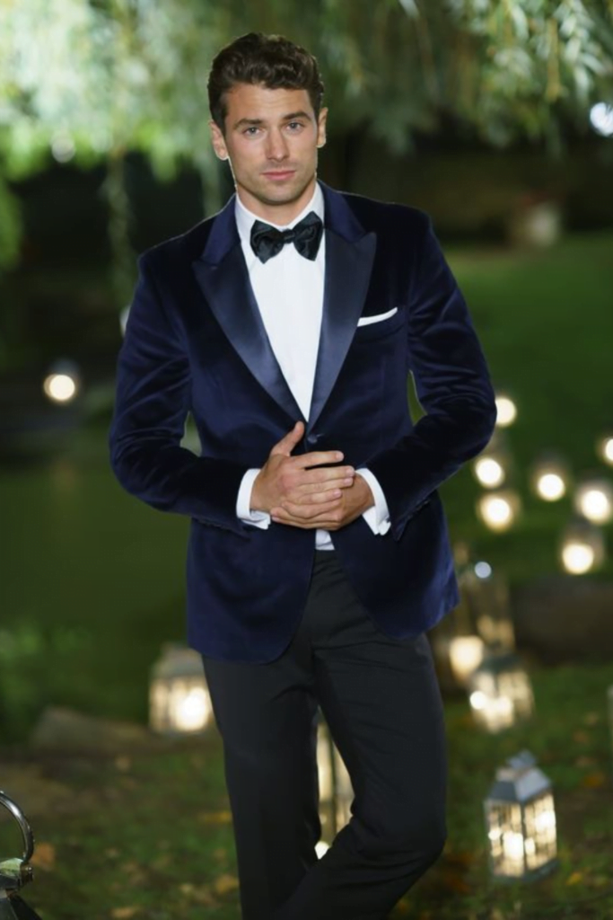 Velvet Luxe: mens wedding dress ideas