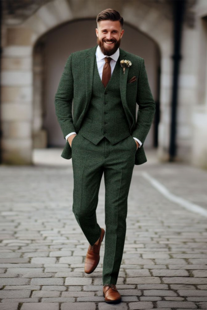 Rustic Romance: mens wedding dress ideas