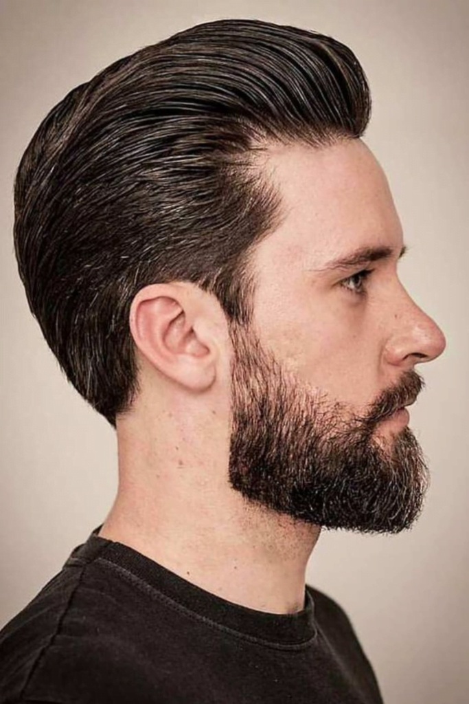 The Pompadour hairstyles for receding hairline male