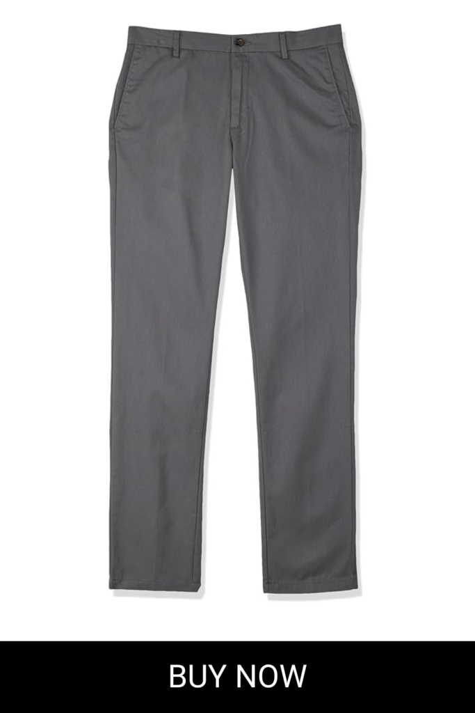 Amazon Essentials Men's Slim-Fit Wrinkle-Resistant Flat-Front Chino Pant