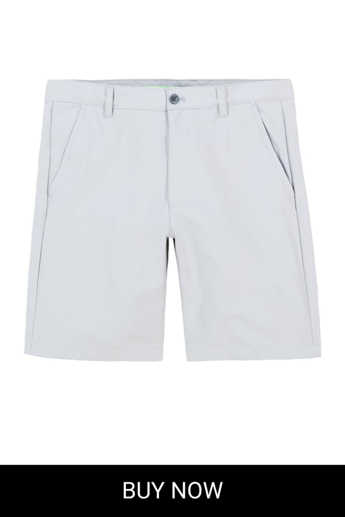 Men’s 9.5"Micro Poly Classic Fit Golf Short