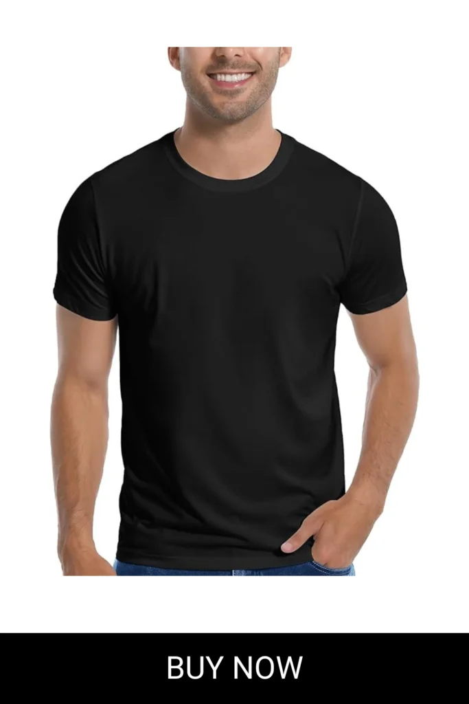 Pioneer Camp Mens Bamboo Viscose T Shirt Ultra Soft Plain Tshirts for Men Cooling Crew Neck Casual Basic Tee Shirt Undershirt