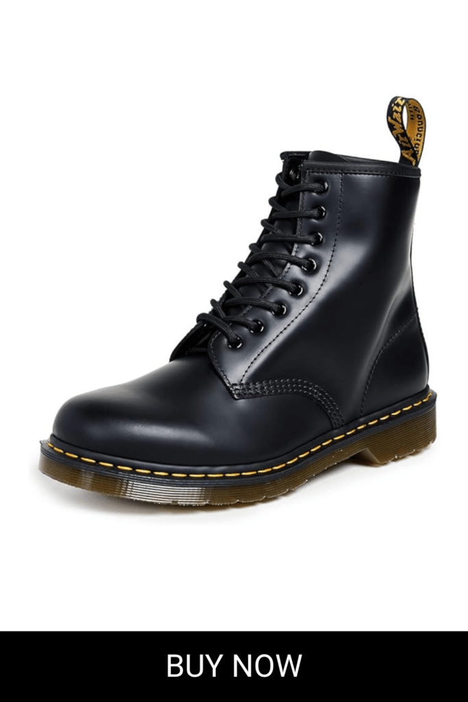 chunky platform sole to the original 8-eye boot for 1 3/4 inches of pure empowerment