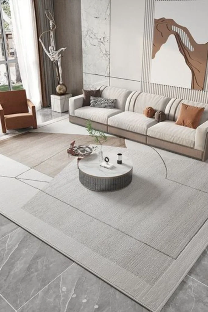 Geometric Patterns: masculine living room decor