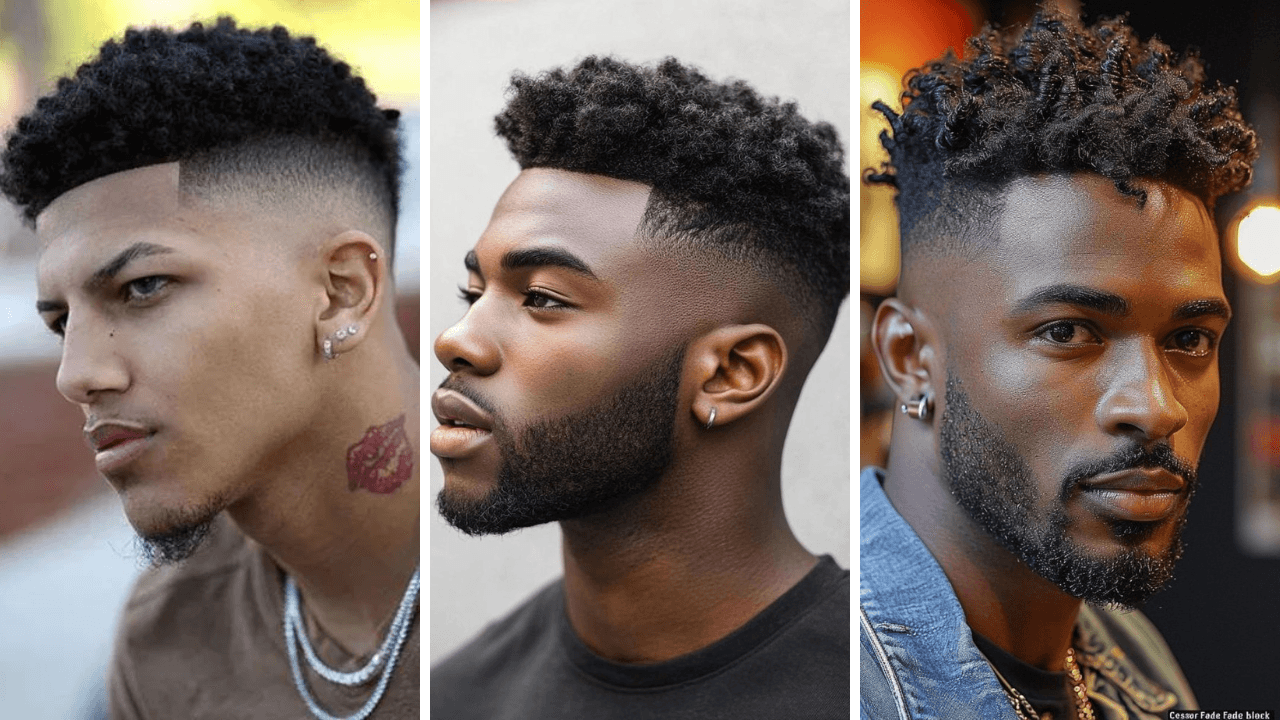 How to Style a SHORT AFRO WITH HIGH FADE for Men