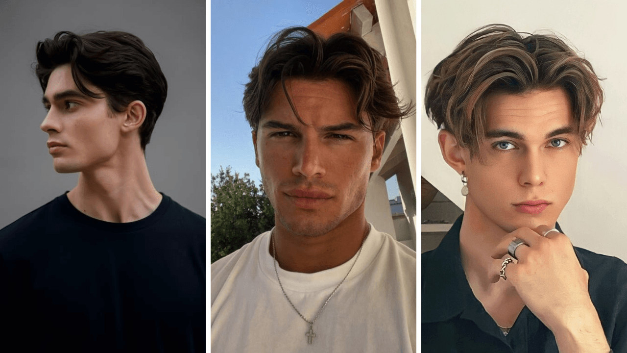 MIDDLE PART for Men How to Style It Like a Pro