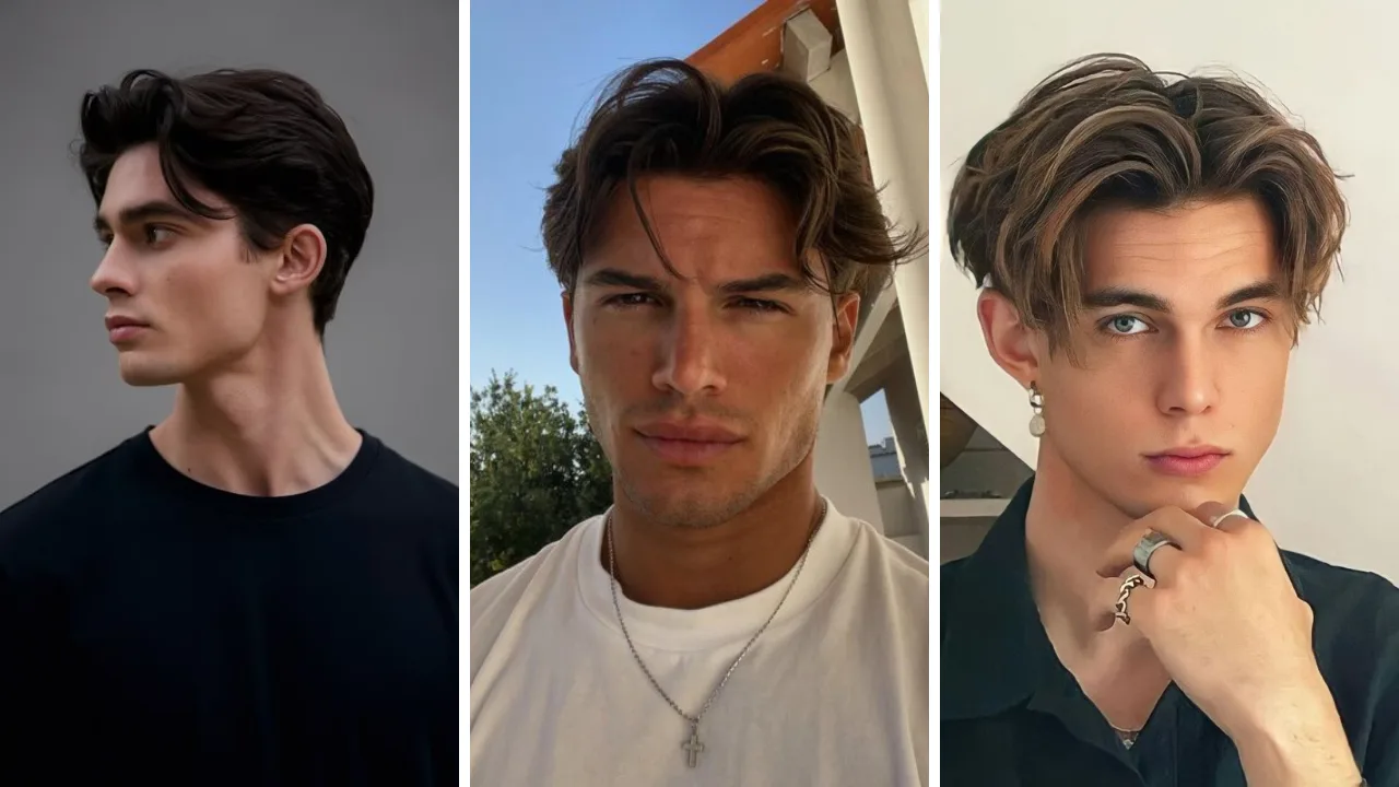 MIDDLE PART for Men How to Style It Like a Pro